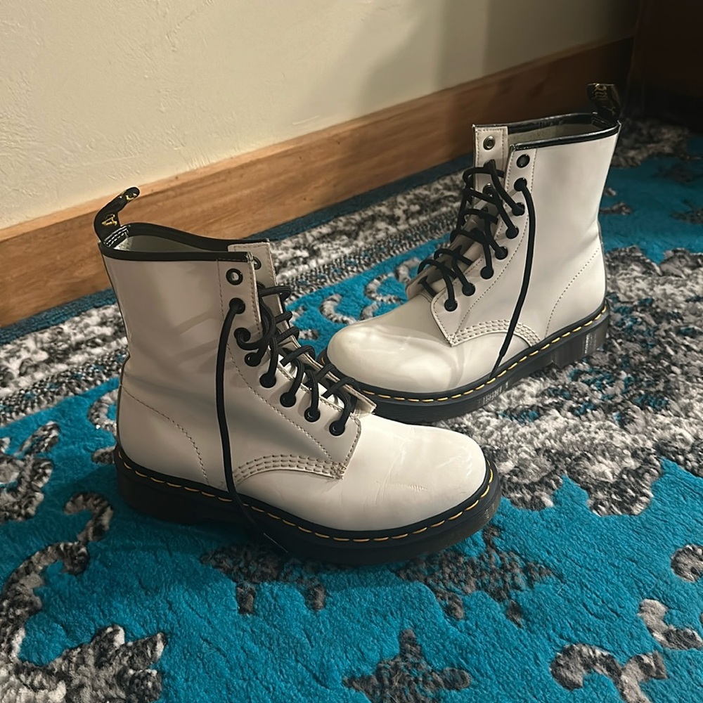 White The Original 1460 Dr. Marten Boots Women’s Size US 7